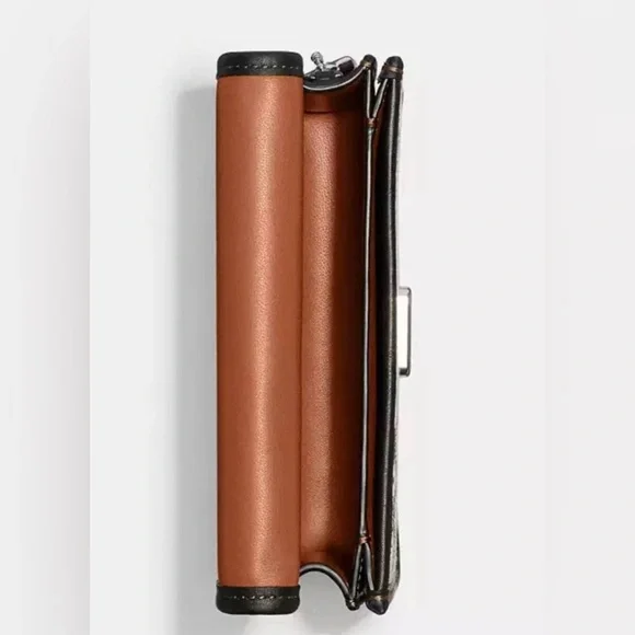 NWT Coach Bandit Belt Bag In Signature Jacquard CJ810 LH/Cocoa Black